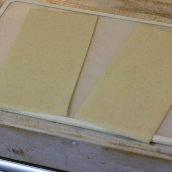 アスパラベーコンの焼き春巻き