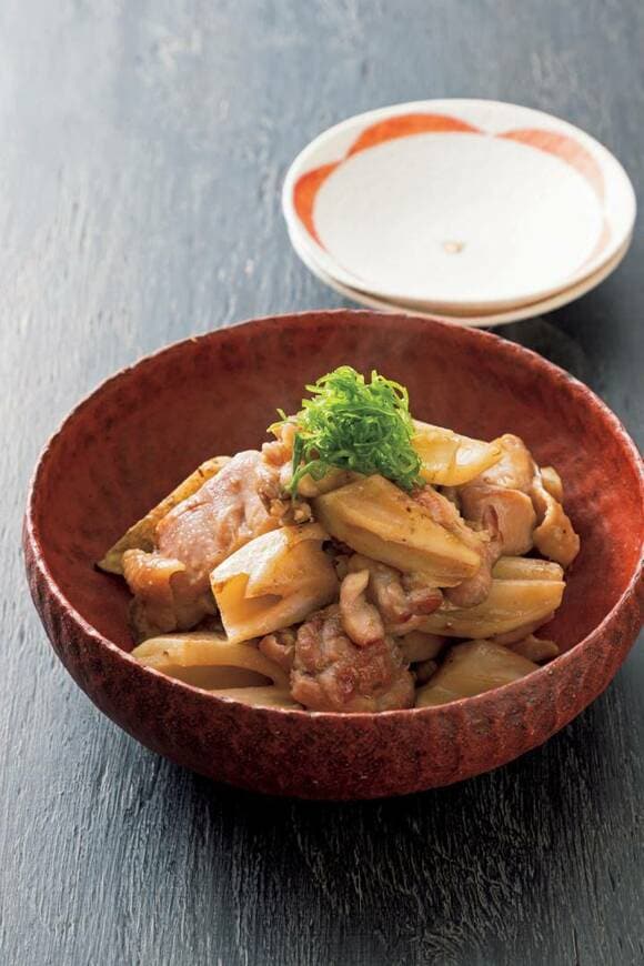 鶏とレンコンの照り煮ユズコショウ風味