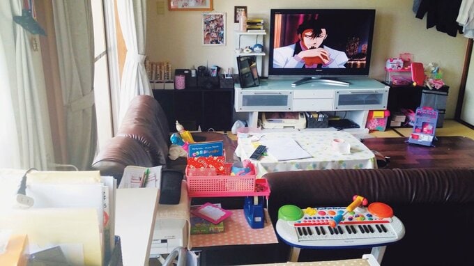 荷物の多い部屋