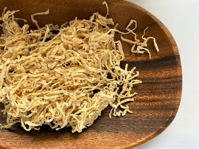 皿に乗った切り干し大根