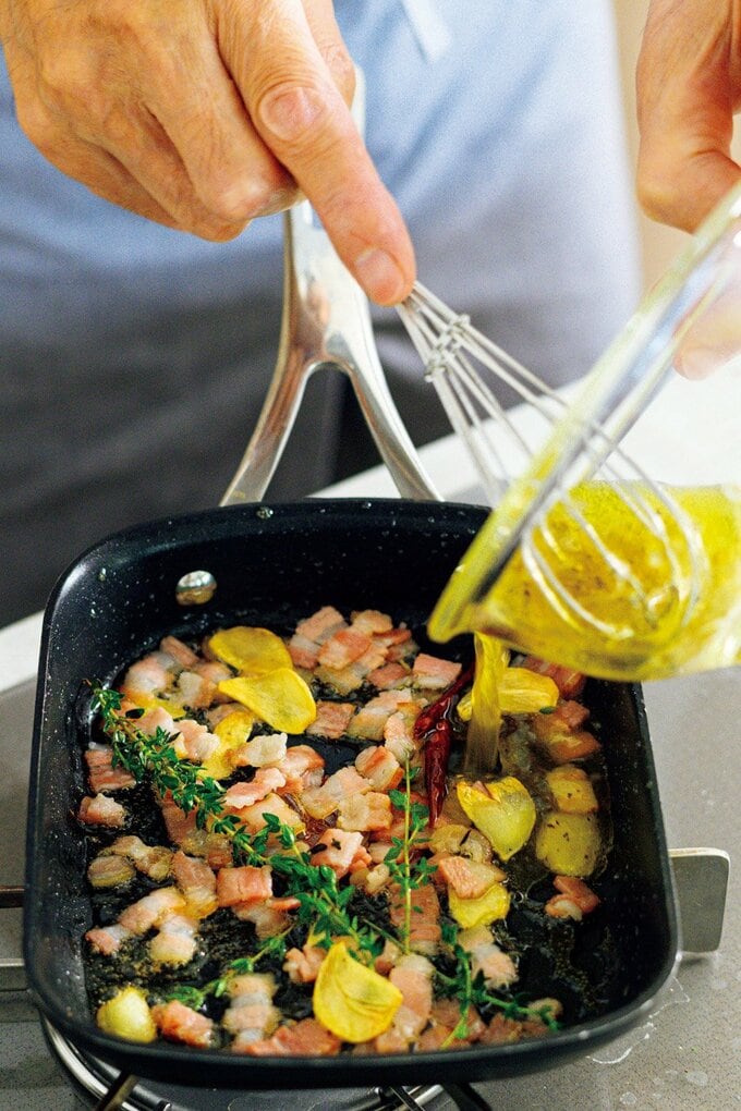 ブロッコリーの温かいサラダのつくり方（2）