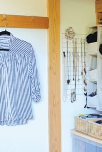 クローゼットの壁