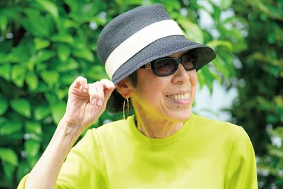 70代こそ楽しみたい「帽子」おしゃれ。シンプルな服装でもパッと華やぐ