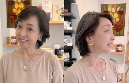 59歳・川上麻衣子さん、グレーヘア移行中の悩み。「老け見え」の原因は髪色ではなく「諦める心」だった