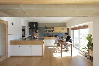 広い玄関土間のおかげでスムーズな動線に！