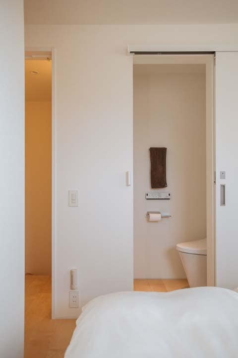 3階寝室に配置したトイレ