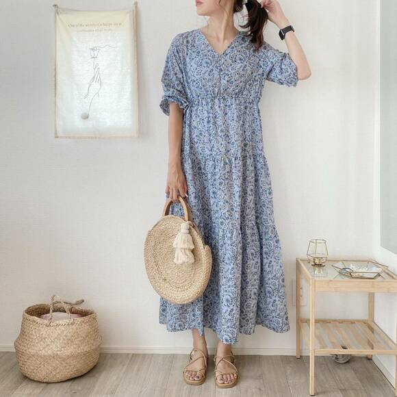 ワンピースと合わせたコーデ