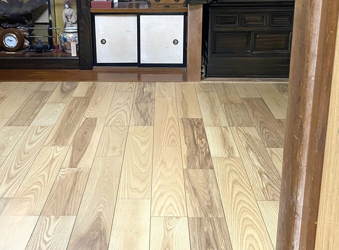 床を貼り替えたあとの和室