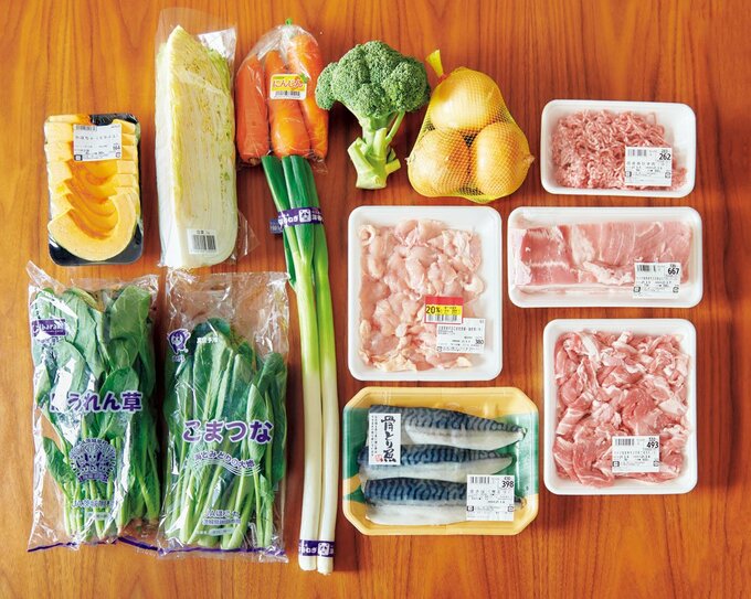 お肉や野菜など