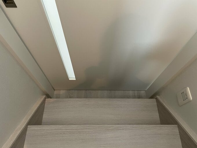 階段の見下ろしの様子