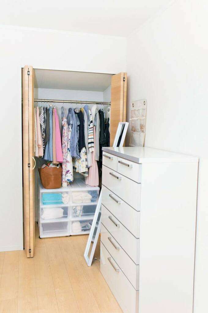 綺麗なクローゼット