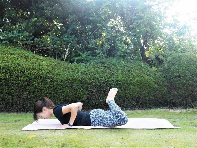 小刻みなアップダウンを10回繰り返す