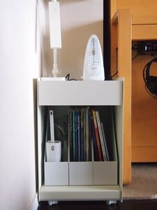 キャビネットや机上を整理