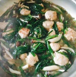 とろみをつけてできあがり