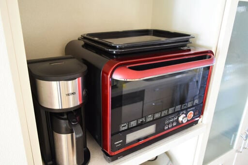 オーブンの天板置き場