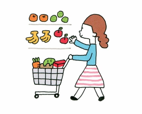 買い物の回数を減らす