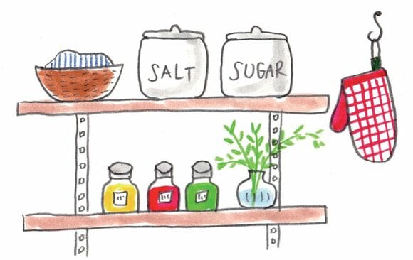 湿気った調味料をよみがえらせるワザ