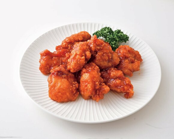 パセリ付から揚げ