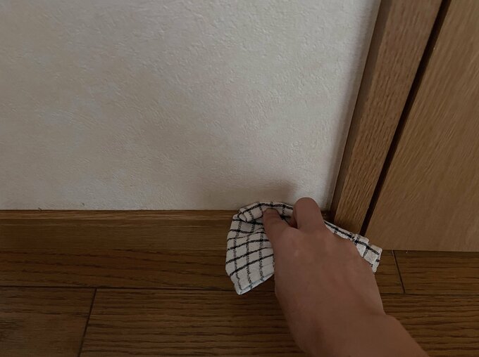 木村さん拭き掃除