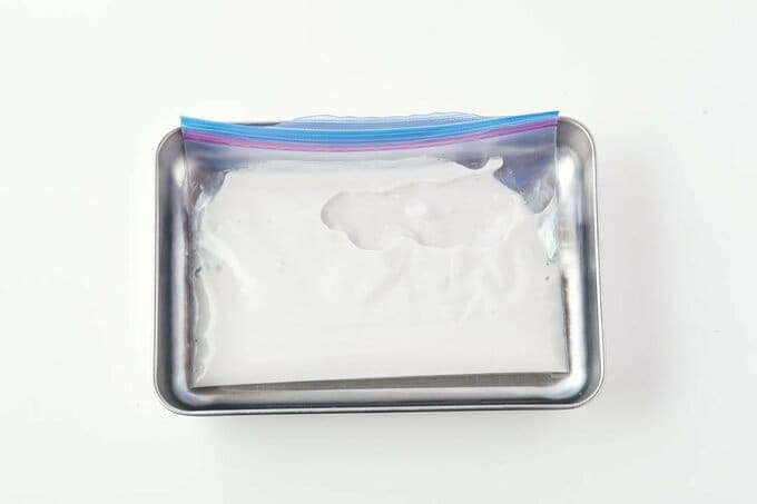 袋にココナッツミルク