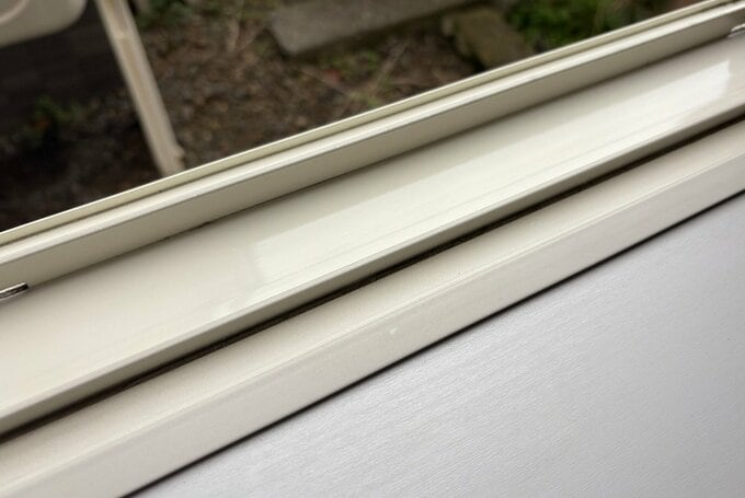 キレイになった窓サッシ