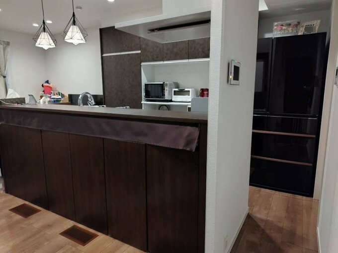 キッチンと冷蔵庫