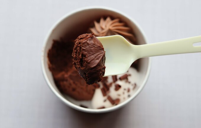 とろける濃厚レアショコラ中身