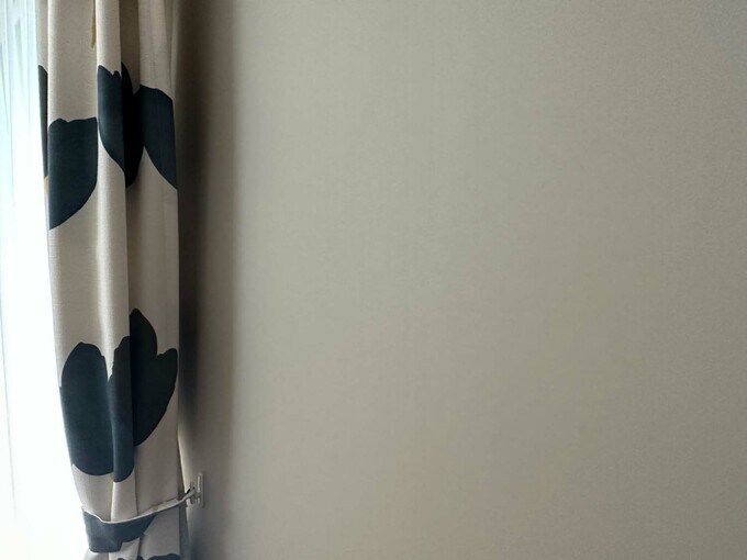 凹凸の少ないマットな壁紙