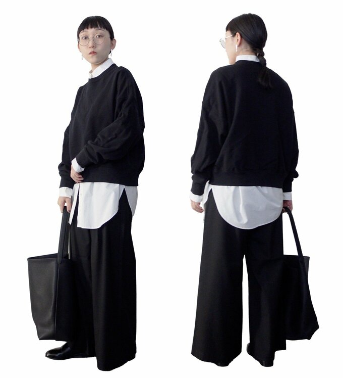 シャツ合わせコーデ