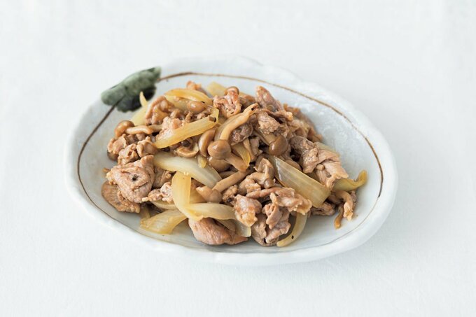 お肉とタマネギの炒め