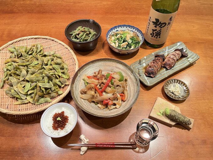 おいしい野菜を取り入れた食卓