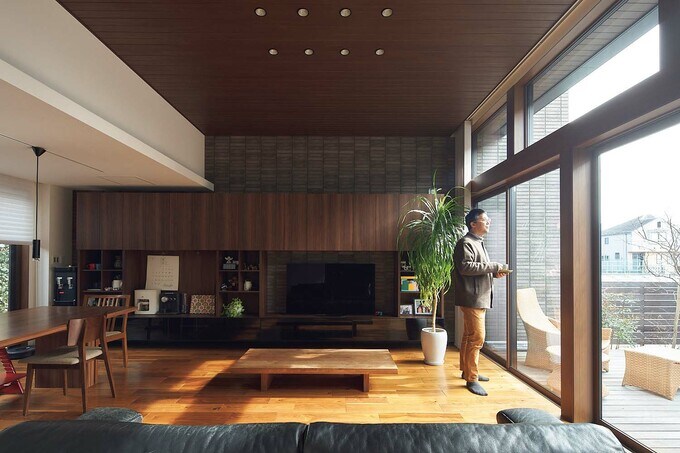 開放感たっぷりのリビング