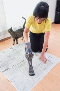 フィルターの汚れを落とす