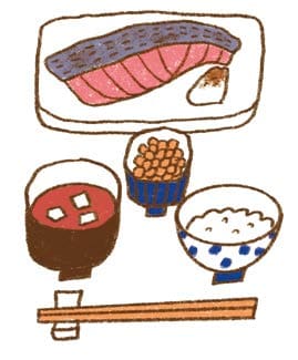 朝食イラスト