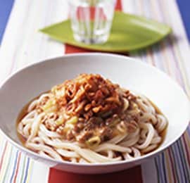 納豆キムチうどん