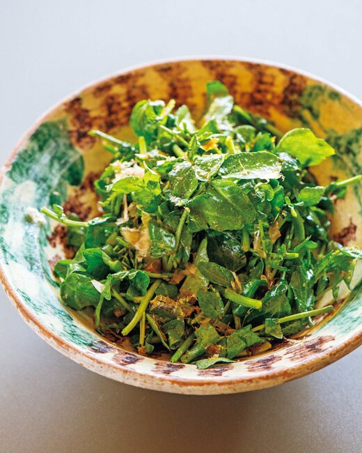 クレソンのおかかじょうゆあえ