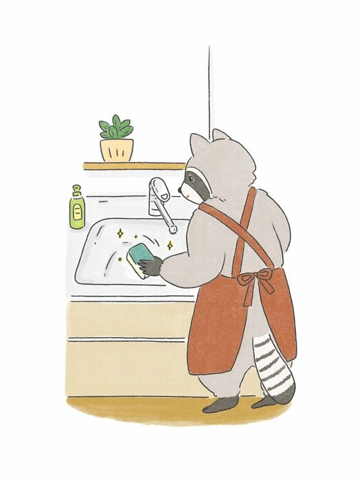 シンク掃除画像