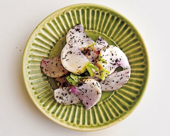 カブのシソあえ