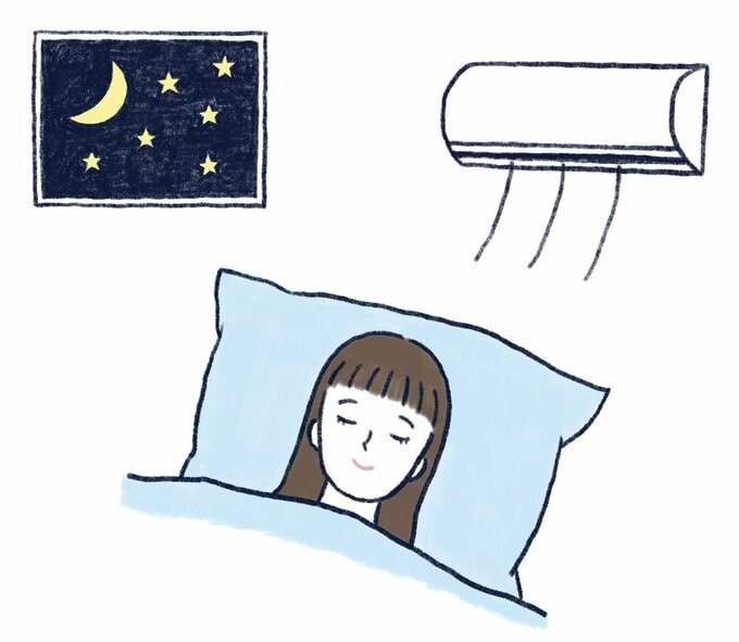寝ている人