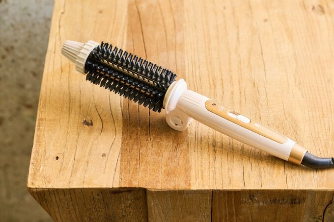 ロールブラシアイロン