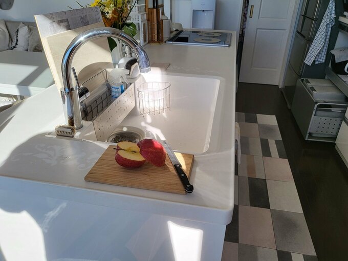 キッチンをぐるっと一周できる