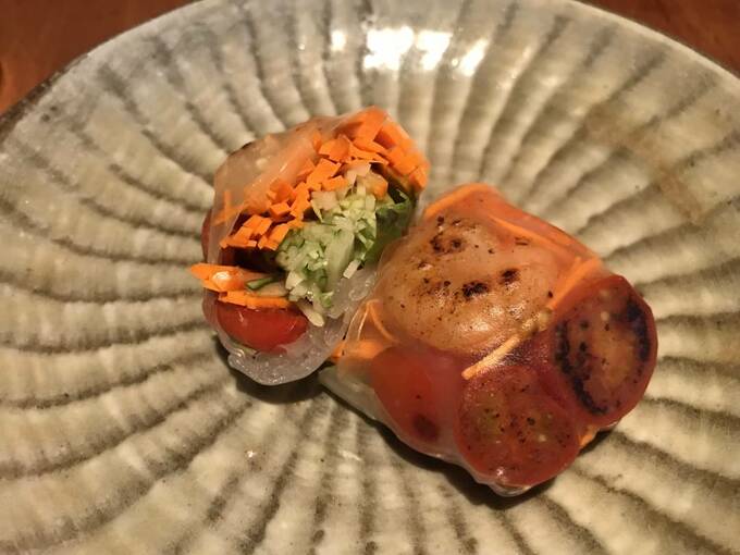 ニンジン生春巻き