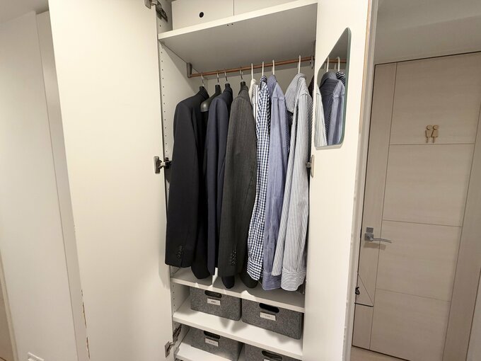 自作クローゼット