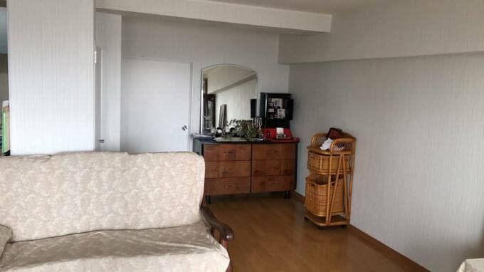 リビングにソファ