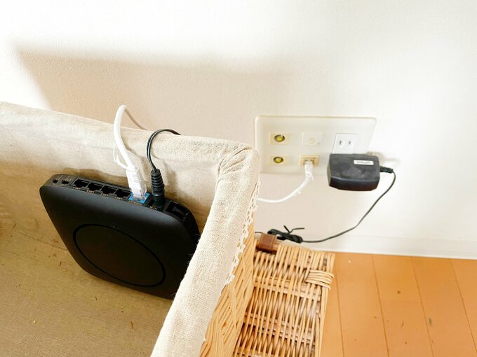 バスケットに収納