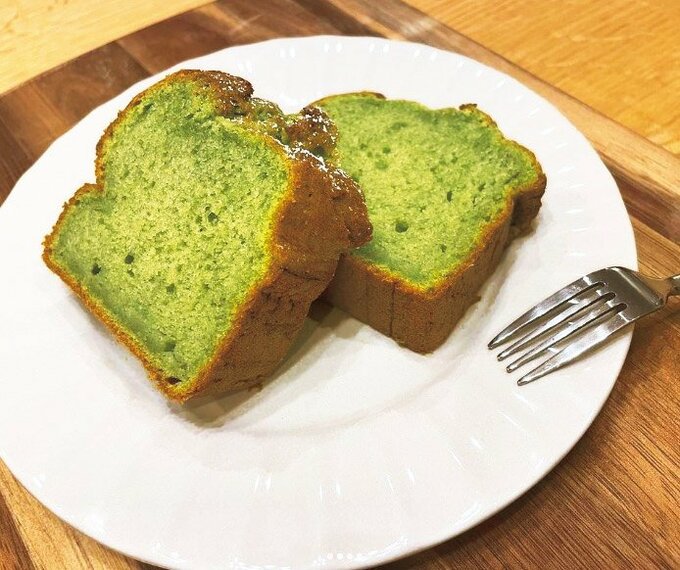ホウレンソウのケーキ