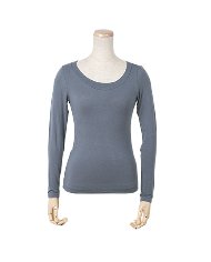 クルーネック長袖