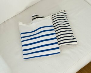 10年選手のボーダーシャツ