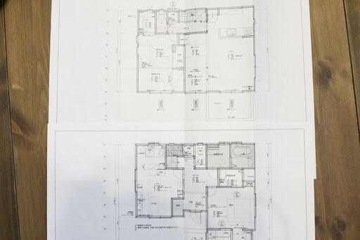 2世帯住宅の平面図