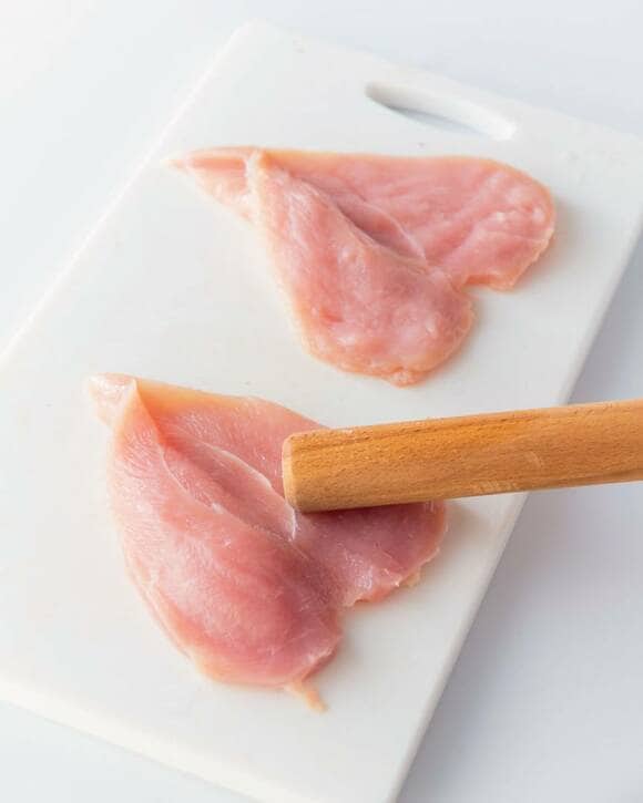 鶏むね肉広げたところ